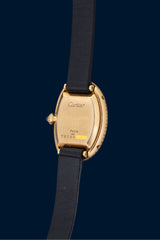 Cartier Baignoire Double Godrons Ref.78094 "Sertie Diamants"