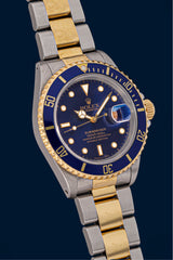 Rolex Submariner Date or et acier Réf. 16613 de 1991