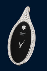 Chopard Necklace watch "Diamonds and Onyx"