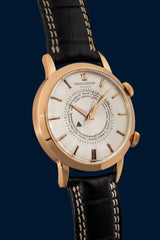 Jaeger-LeCoultre Memovox "World Time" Rose Gold