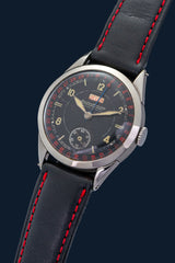 Double Calendar Black Dial