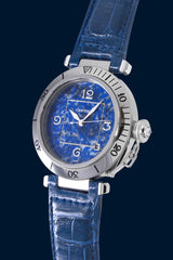 Cartier Pasha Grille Lapis-Lazuli