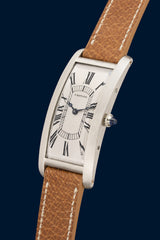 Cartier Tank cintrée Platinum from 1920s