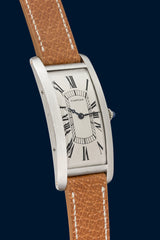 Cartier Tank cintrée Platinum from 1920s