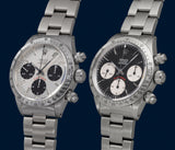 Double Rolex Daytona Ref. 6265 Black and White "Consecutive serial Number"