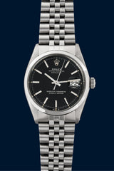 Rolex Datejust Ref. 1600 Black Lacquered Dial
