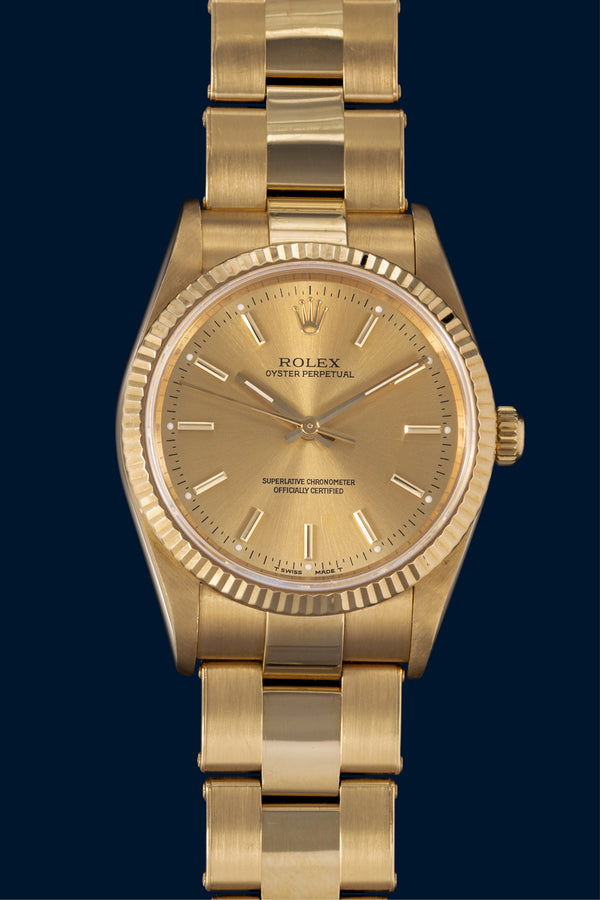 Rolex Oyster Perpetual Réf. 14238 en or jaune
