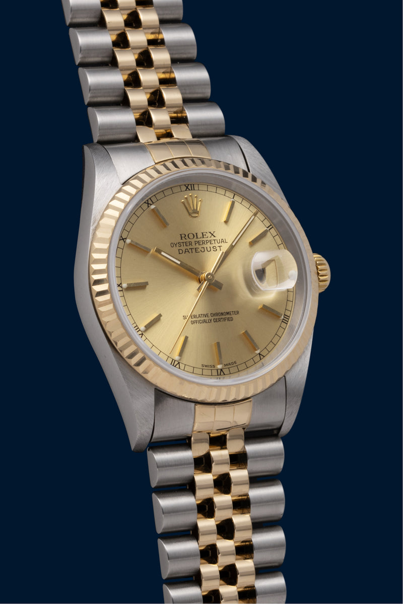 Rolex Oyster Perpetual Datejust en or et acier Réf. 16233