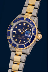Rolex Submariner Date or et acier Réf. 16613 de 1991
