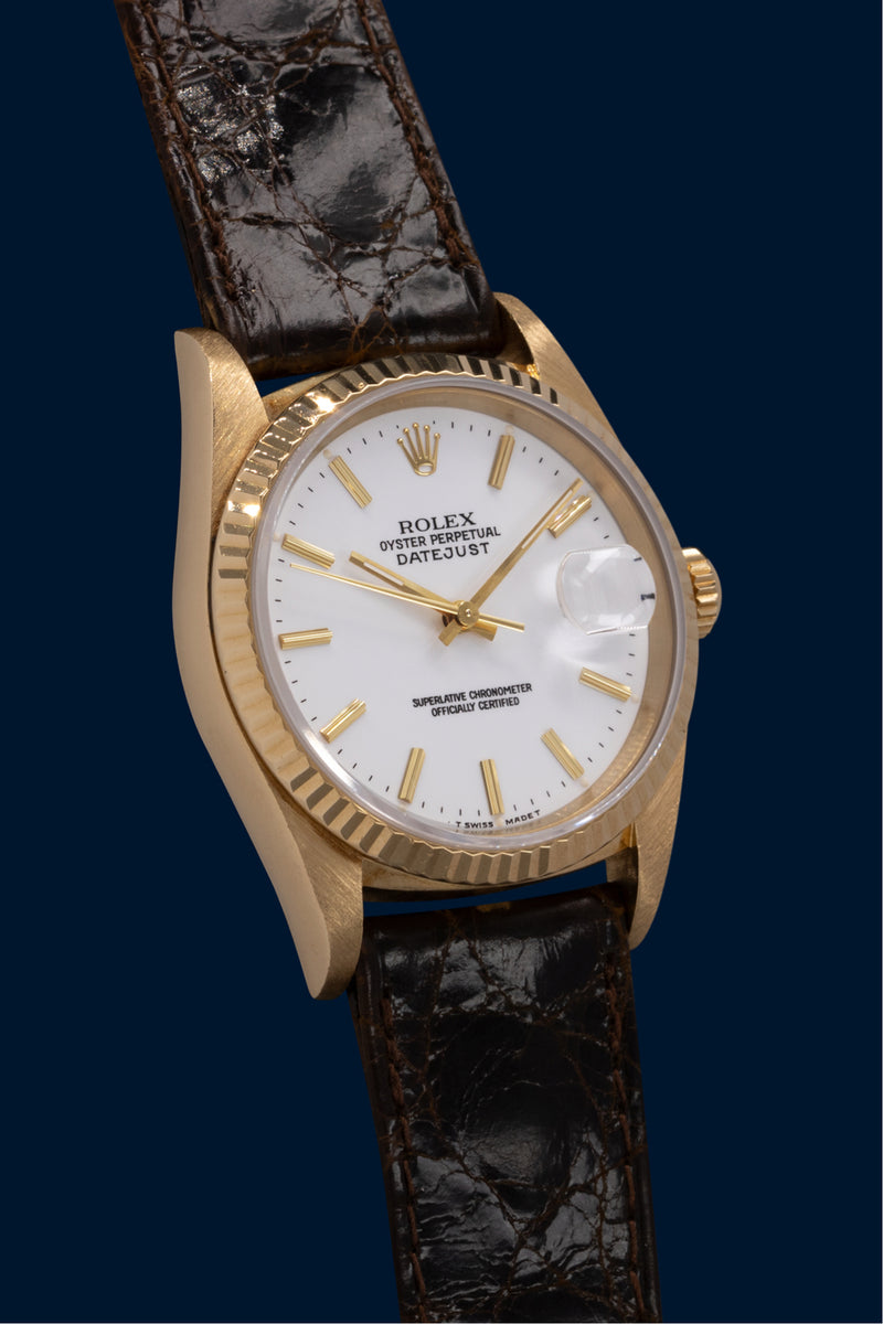 Rolex Oyster Perpetual Datejust Réf. 16238 cadran "Porcelaine" de 1990