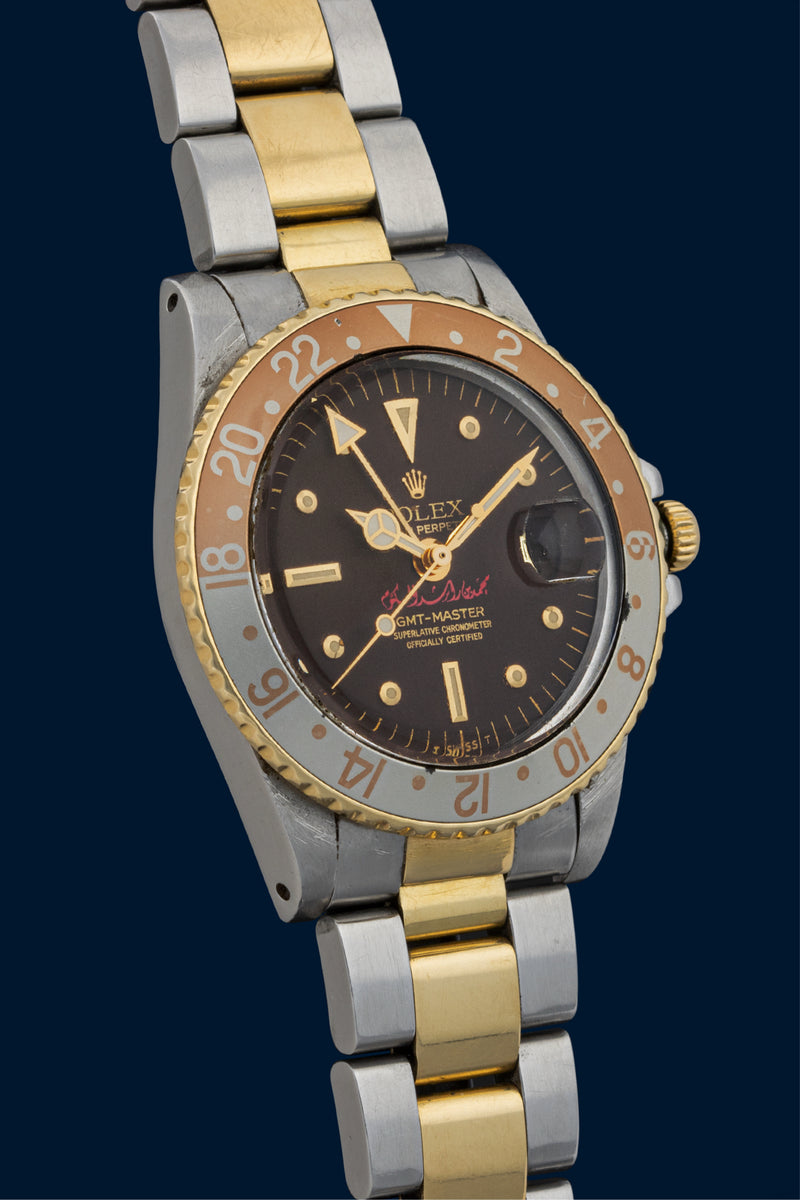 Rolex Oyster Perpetual GMT Master Root Beer Réf.1675 "Ben Rachid Al Maktoum"