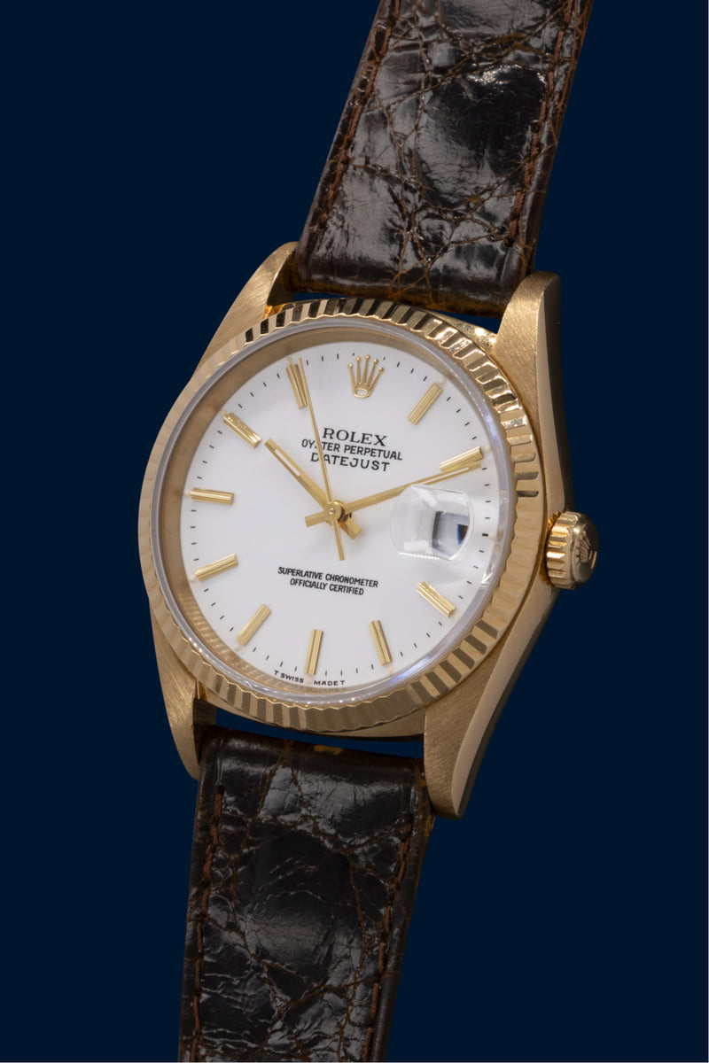 Rolex Oyster Perpetual Datejust Réf. 16238 cadran "Porcelaine" de 1990