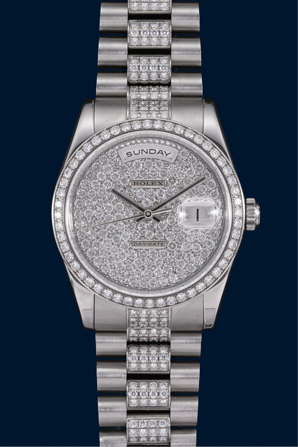 Rolex Oyster Perpetual Day-Date Réf. 118346 en platine