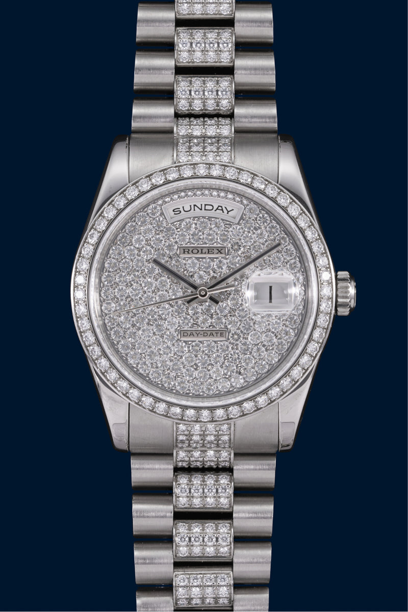 Rolex Oyster Perpetual Day-Date Réf. 118346 en platine