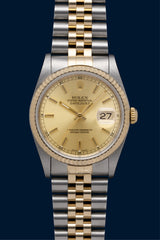 Rolex Oyster Perpetual Datejust en or et acier Réf. 16233
