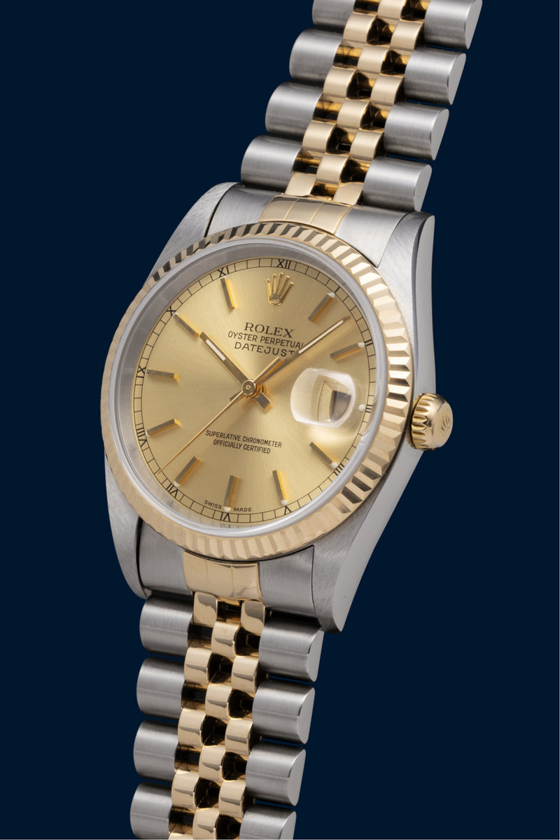 Rolex Oyster Perpetual Datejust en or et acier Réf. 16233