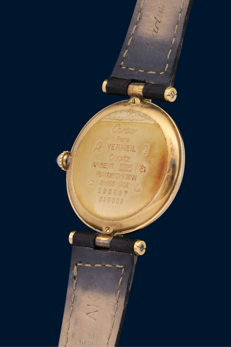 Cartier Must Vendôme en vermeil vers 1990