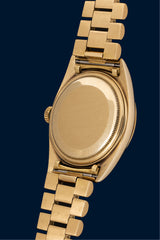 Rolex Datejust Ref. 1600 "Black Lacquered Dial" 14 Karat gold