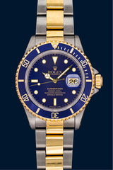 Rolex Submariner Date or et acier Réf. 16613 de 1991