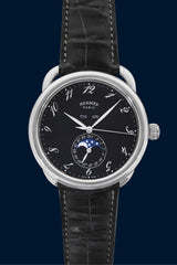 Hermès Arceau Grande Lune "Black Dial"