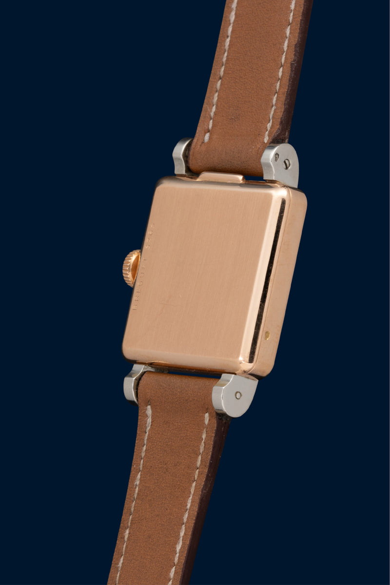Breguet Square rose and white gold