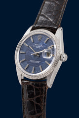 Rolex Date Ref.1506 White Gold "Bark Finish"