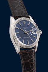 Rolex Date Ref.1506 White Gold "Bark Finish"