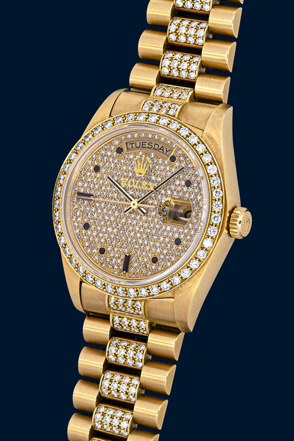Day-Date Diamond Pavé Dial Ref. 18048