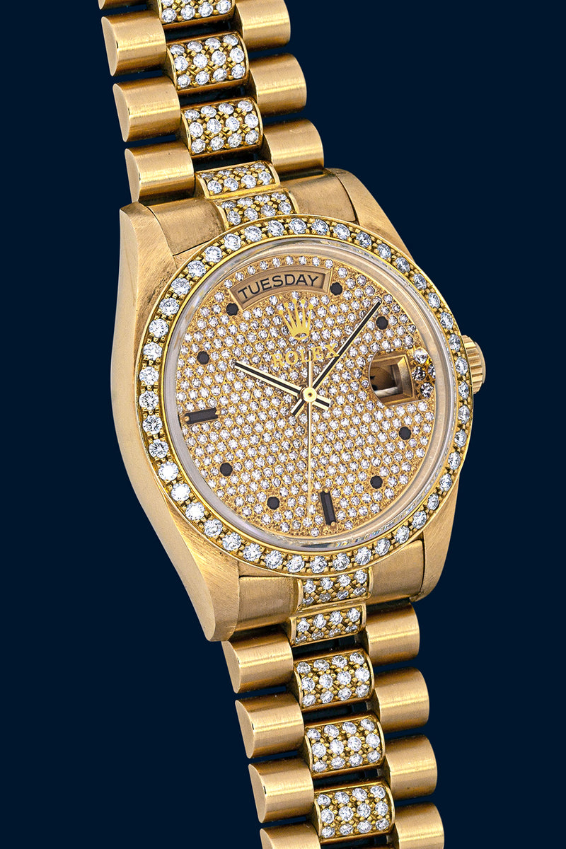 Day-Date Diamond Pavé Dial Ref. 18048