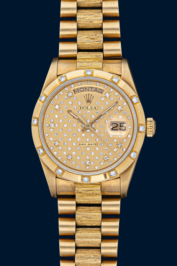 Day-Date "Bark Finish" Yellow Gold Ref 18078