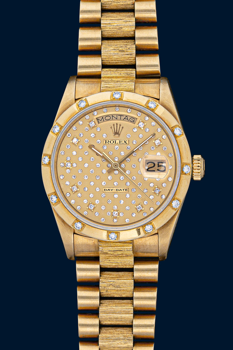 Day-Date "Bark Finish" Yellow Gold Ref 18078