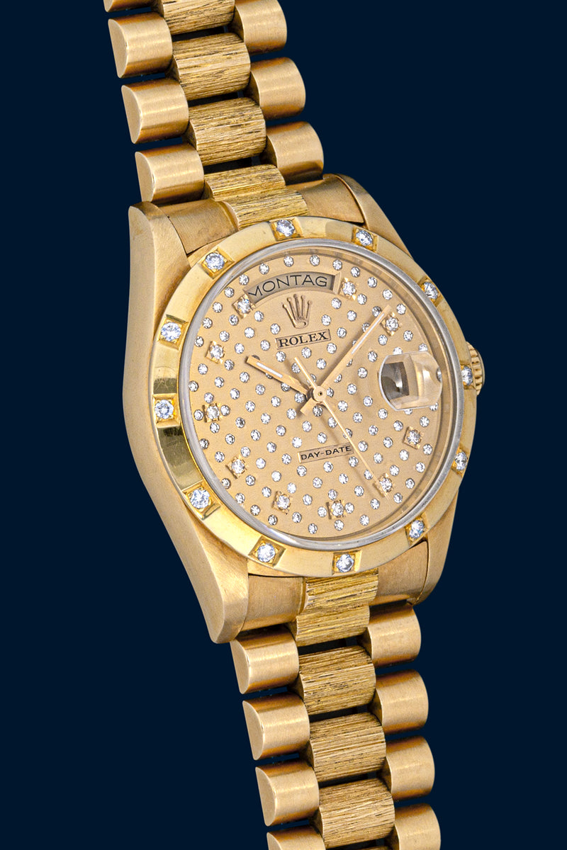 Day-Date "Bark Finish" Yellow Gold Ref 18078